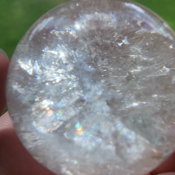Clear Quartz Sphere - Picture 13 of 15